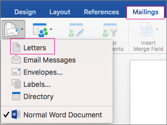set up email in word 2016 for mac